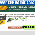 Agniveer CEE Admit Card 2025 Released at joinindianarmy.nic.in – Download Now